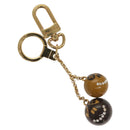 LOUIS VUITTON Porte Cles Jack & Lucy Key Holder White Orange M65377 Auth 135589-1