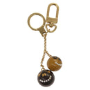 LOUIS VUITTON Porte Cles Jack & Lucy Key Holder White Orange M65377 Auth 135589-2