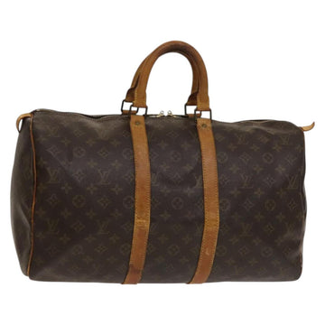 LOUIS VUITTON Monogram Keepall 45 Boston Bag M41428 LV Auth 135596