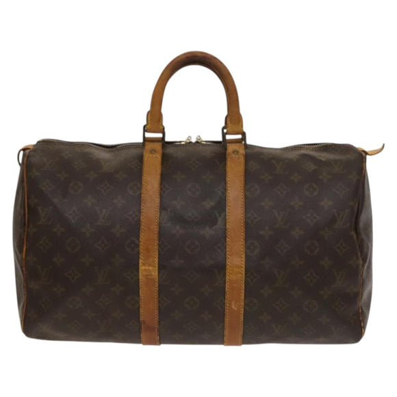LOUIS VUITTON Monogram Keepall 45 Boston Bag M41428 LV Auth 135596