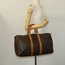 LOUIS VUITTON Monogram Keepall 45 Boston Bag M41428 LV Auth 135596-23