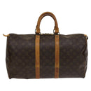 LOUIS VUITTON Monogram Keepall 45 Boston Bag M41428 LV Auth 135596-2