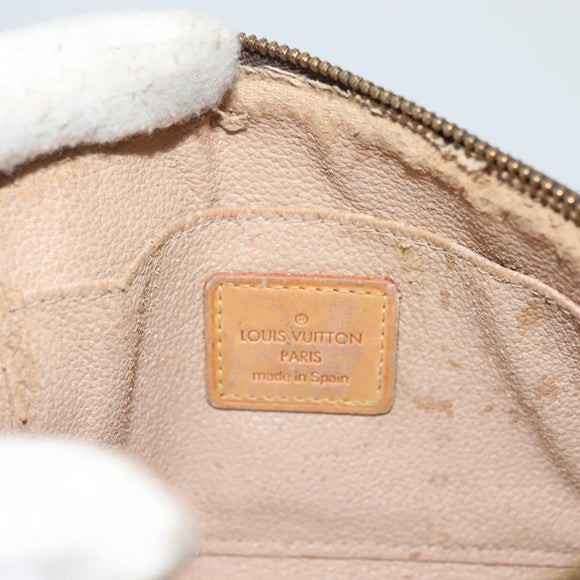 LOUIS VUITTON Monogram Pochette Cosmetic PM Pouch M43998 LV Auth 135599