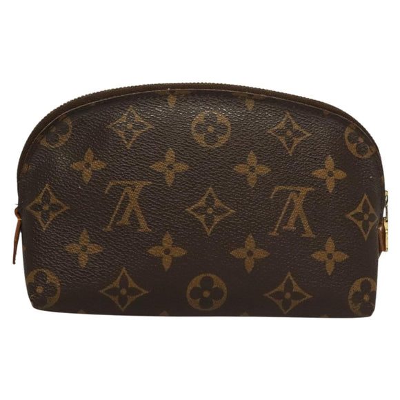 LOUIS VUITTON Monogram Pochette Cosmetic PM Pouch M43998 LV Auth 135599