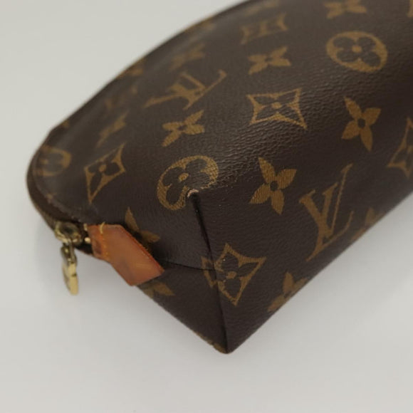 LOUIS VUITTON Monogram Pochette Cosmetic PM Pouch M43998 LV Auth 135599