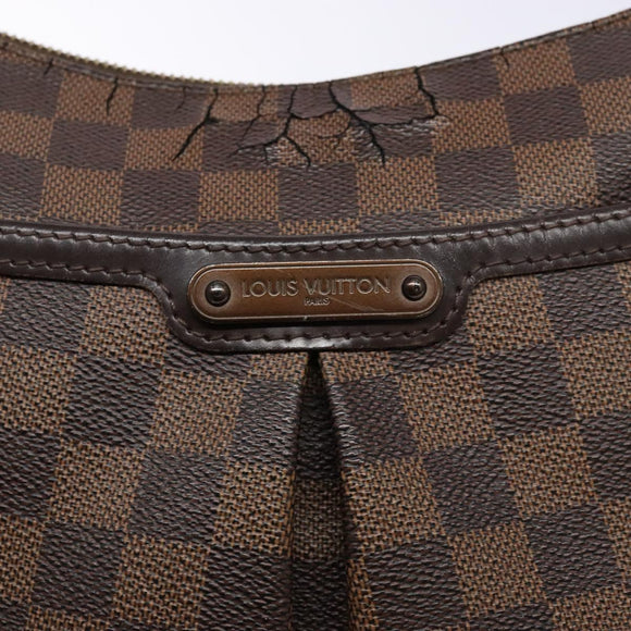 LOUIS VUITTON Damier Ebene Bloomsbury PM Shoulder Bag N42251 LV Auth 135600