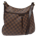 LOUIS VUITTON Damier Ebene Bloomsbury PM Shoulder Bag N42251 LV Auth 135600-1