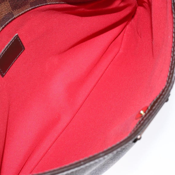 LOUIS VUITTON Damier Ebene Bloomsbury PM Shoulder Bag N42251 LV Auth 135600