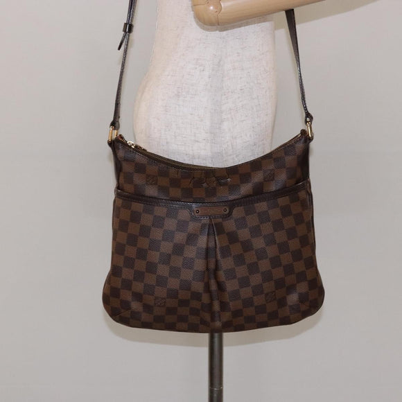 LOUIS VUITTON Damier Ebene Bloomsbury PM Shoulder Bag N42251 LV Auth 135600