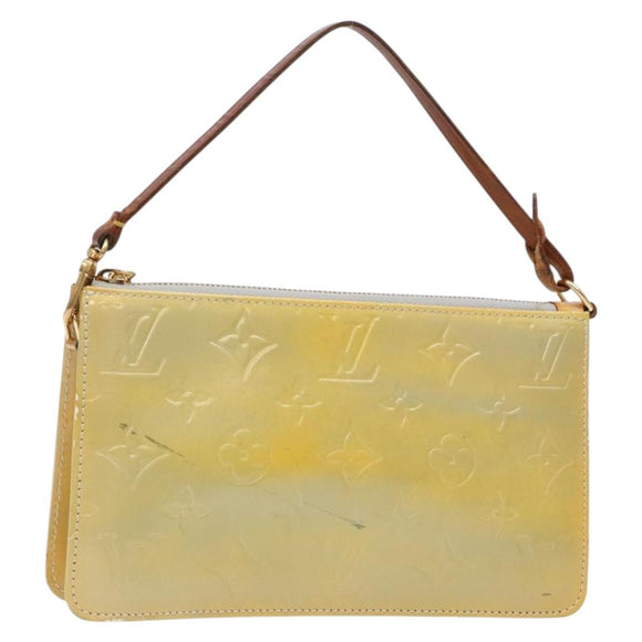 LOUIS VUITTON Monogram Vernis Lexington Accessory Pouch Gris M91056 Auth 135601