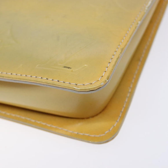 LOUIS VUITTON Monogram Vernis Lexington Accessory Pouch Gris M91056 Auth 135601