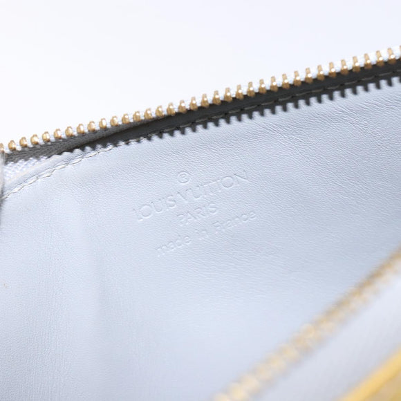 LOUIS VUITTON Monogram Vernis Lexington Accessory Pouch Gris M91056 Auth 135601