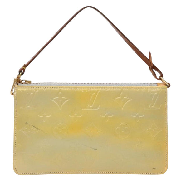 LOUIS VUITTON Monogram Vernis Lexington Accessory Pouch Gris M91056 Auth 135601