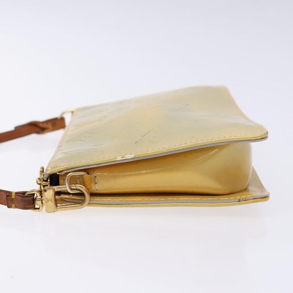 LOUIS VUITTON Monogram Vernis Lexington Accessory Pouch Gris M91056 Auth 135601