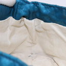 GUCCI GG Canvas Tote Bag Nylon Leather Blue Auth 135603-19