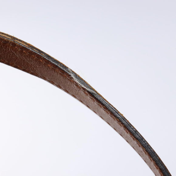 GUCCI GG Canvas Tote Bag Nylon Leather Blue Auth 135603