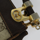 GUCCI GG Supreme Tote Bag PVC Beige Gold Auth 135605-15