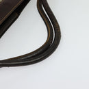 GUCCI GG Supreme Tote Bag PVC Beige Gold Auth 135605-7