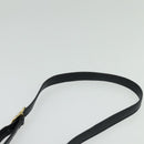 GUCCI Micro GG Supreme Shoulder Bag PVC Navy Gold Auth 135606-8