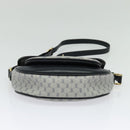 GUCCI Micro GG Supreme Shoulder Bag PVC Navy Gold Auth 135606-5