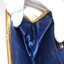 FENDI Hand Bag Nylon Red Gold Auth 135610-19