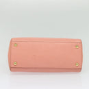 FENDI Petite To Jules Hand Bag Leather 2way Pink Auth 135611-5