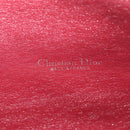 Christian Dior Trotter Canvas Shoulder Bag Red Gold Auth 135614-16