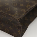 LOUIS VUITTON Monogram Sac Plat Hand Bag M51140 LV Auth 135616-11