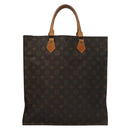 LOUIS VUITTON Monogram Sac Plat Hand Bag M51140 LV Auth 135616-2
