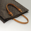 LOUIS VUITTON Monogram Sac Plat Hand Bag M51140 LV Auth 135616-6
