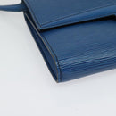 LOUIS VUITTON Epi Pochette Arche Shoulder Bag Blue M52575 LV Auth 135621-15