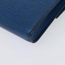 LOUIS VUITTON Epi Pochette Arche Shoulder Bag Blue M52575 LV Auth 135621-18