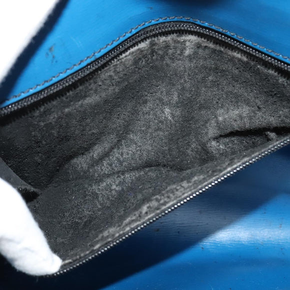 LOUIS VUITTON Epi Pochette Arche Shoulder Bag Blue M52575 LV Auth 135621