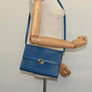 LOUIS VUITTON Epi Pochette Arche Shoulder Bag Blue M52575 LV Auth 135621-22