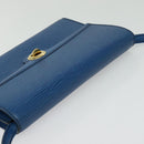 LOUIS VUITTON Epi Pochette Arche Shoulder Bag Blue M52575 LV Auth 135621-6