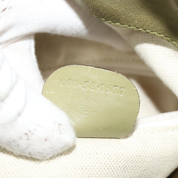 GUCCI Bamboo 2Way Shoulder Bag Suede Beige Gold 001 58 1577 Auth 135624