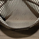 FENDI Tote Bag Leather Blue Gold Auth 135627-21