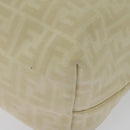 FENDI Zucca Canvas Tote Bag Beige Auth 135628-13
