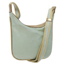 GUCCI Sherry Line Shoulder Bag Canvas Light Blue Gold 005 0814 Auth 135629-1