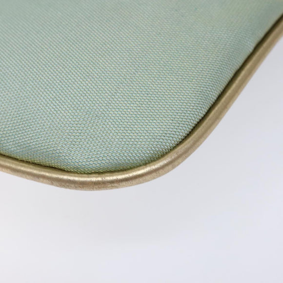 GUCCI Sherry Line Shoulder Bag Canvas Light Blue Gold 005 0814 Auth 135629