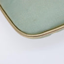 GUCCI Sherry Line Shoulder Bag Canvas Light Blue Gold 005 0814 Auth 135629-13