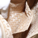 GUCCI Sherry Line Shoulder Bag Canvas Light Blue Gold 005 0814 Auth 135629-19