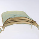 GUCCI Sherry Line Shoulder Bag Canvas Light Blue Gold 005 0814 Auth 135629-6