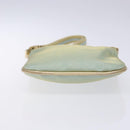 GUCCI Sherry Line Shoulder Bag Canvas Light Blue Gold 005 0814 Auth 135629-9