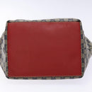 GUCCI GG Crystal Sherry Line Tote Bag Coated Canvas Red Navy 131230 Auth 135630-5