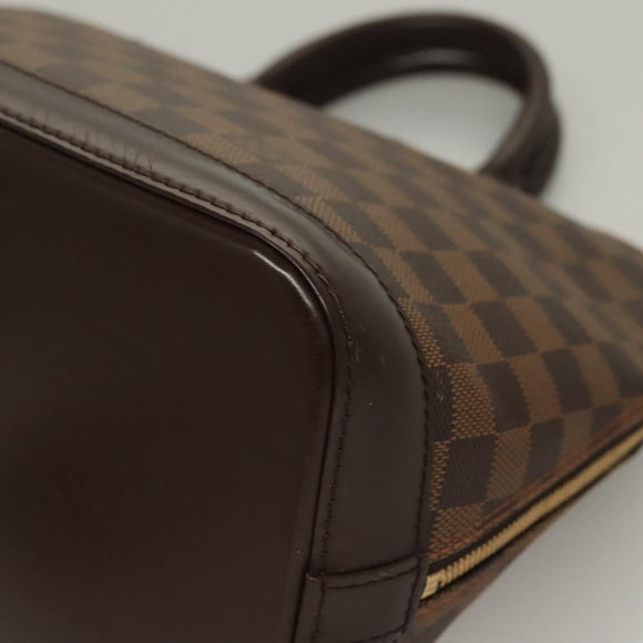 LOUIS VUITTON Damier Ebene Alma Hand Bag N51131 LV Auth 135641