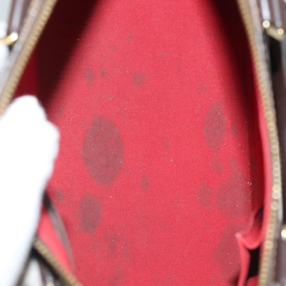 LOUIS VUITTON Damier Ebene Alma Hand Bag N51131 LV Auth 135641