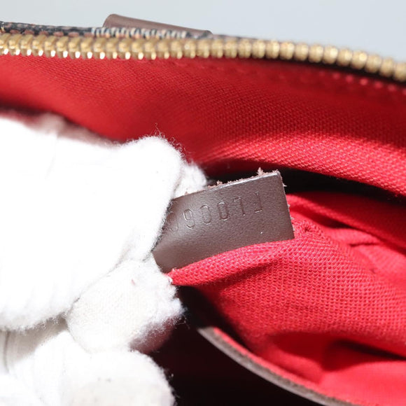 LOUIS VUITTON Damier Ebene Alma Hand Bag N51131 LV Auth 135641