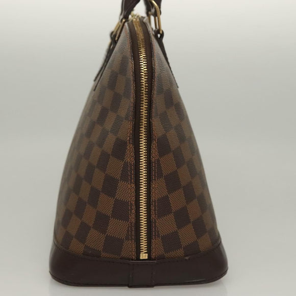 LOUIS VUITTON Damier Ebene Alma Hand Bag N51131 LV Auth 135641