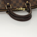LOUIS VUITTON Damier Ebene Alma Hand Bag N51131 LV Auth 135641-7